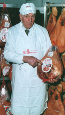 Il fondatore del salumificio,Guido Ferrero